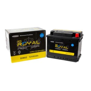 AYG Energy Royal DIN62 12V 62Ah Maintenance-Free Car Battery
